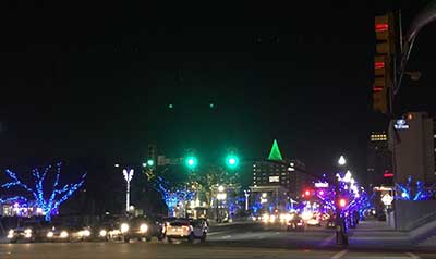 Salt Lake City night lights